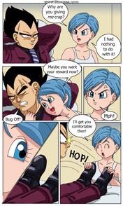 Bulma Licks Vegetas Feet